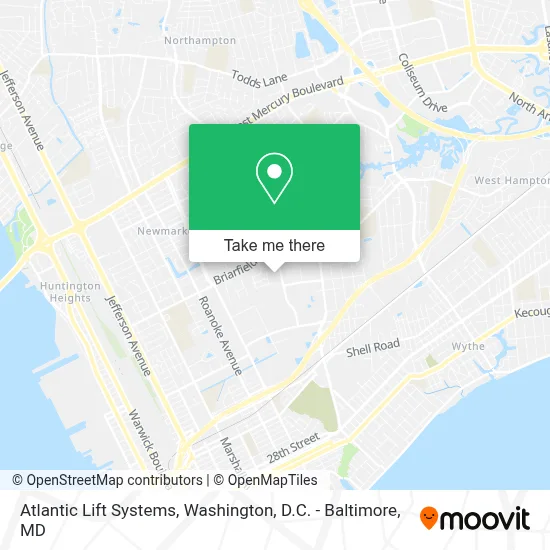 Atlantic Lift Systems map