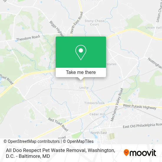 All Doo Respect Pet Waste Removal map