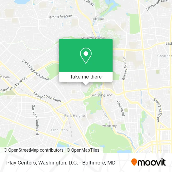 Play Centers map