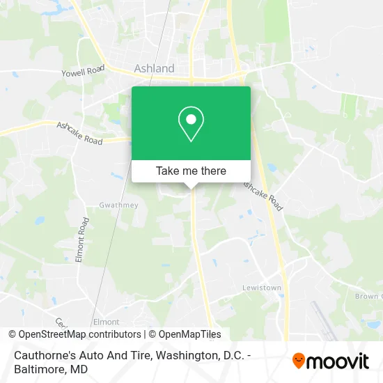 Cauthorne's Auto And Tire map