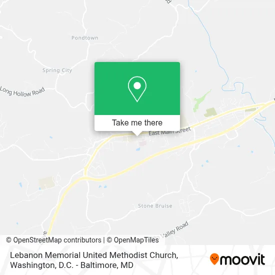 Lebanon Memorial United Methodist Church map