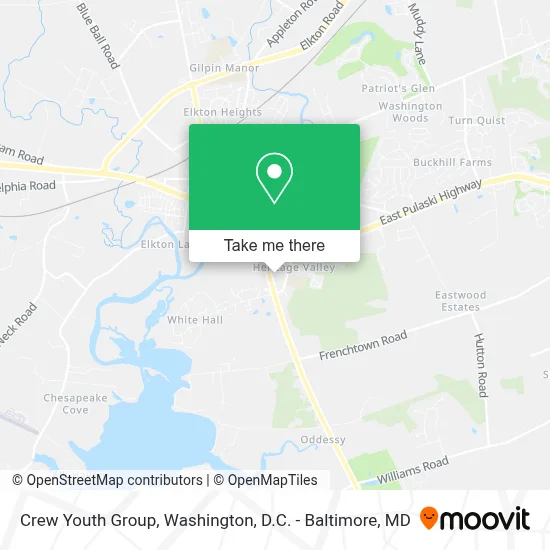 Crew Youth Group map