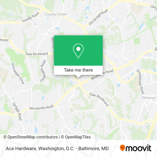 Ace Hardware map