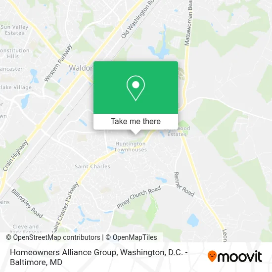 Homeowners Alliance Group map