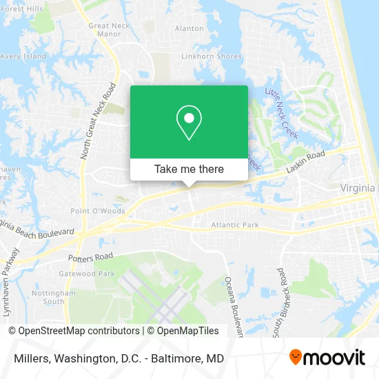 Millers map