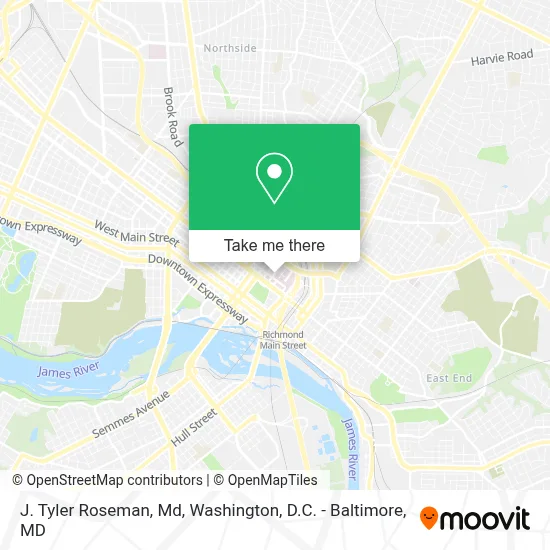 J. Tyler Roseman, Md map