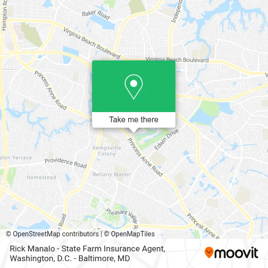 Rick Manalo - State Farm Insurance Agent map