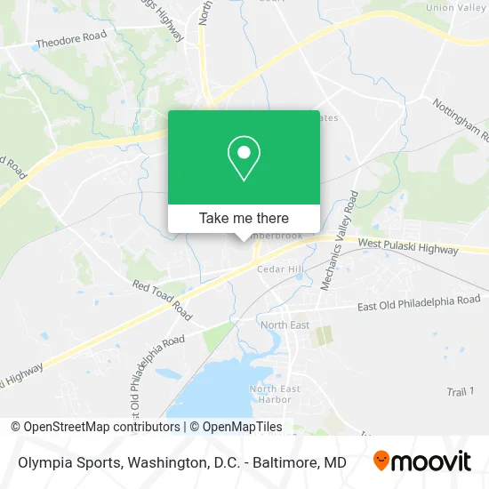 Olympia Sports map