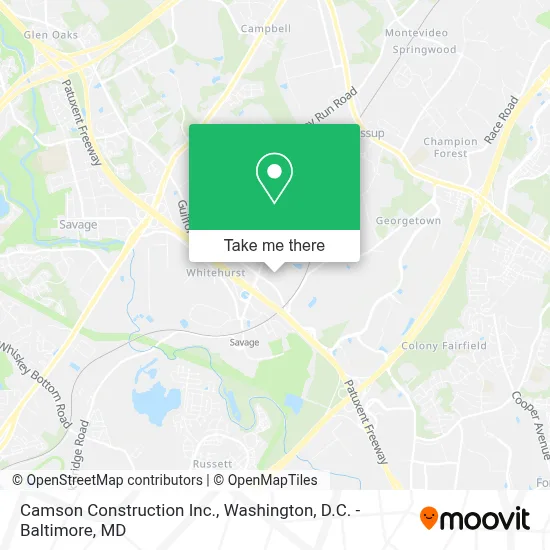 Camson Construction Inc. map