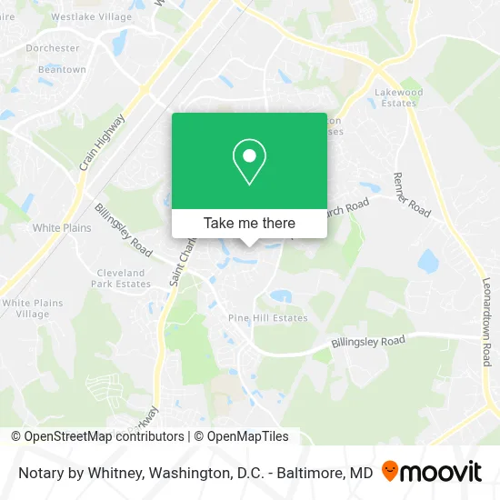 Notary by Whitney map