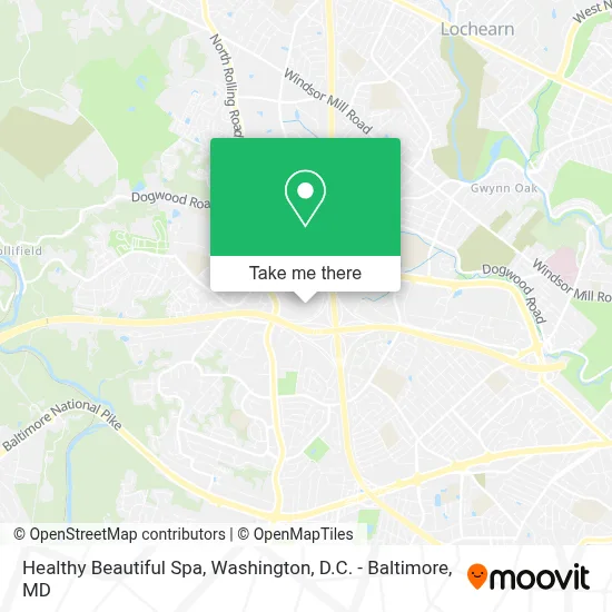 Healthy Beautiful Spa map