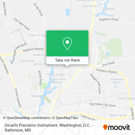 Dicarlo Precision Instrument map