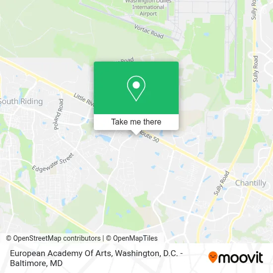 European Academy Of Arts map