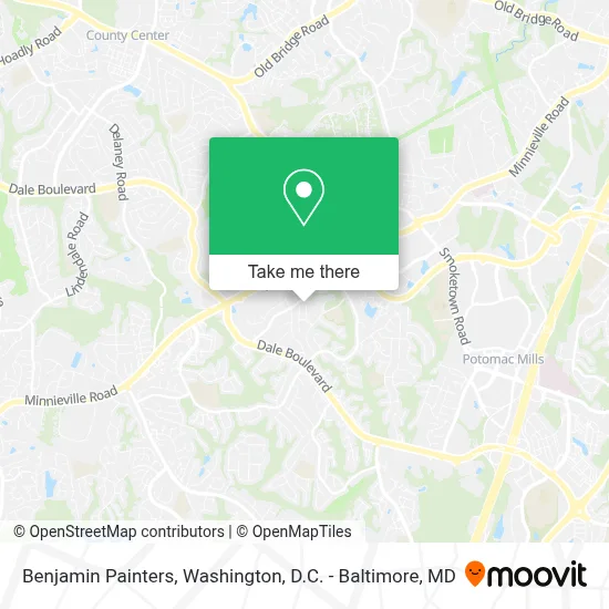 Benjamin Painters map