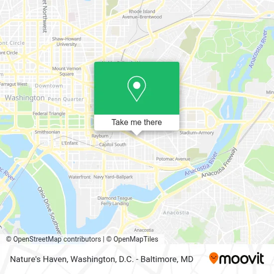 Nature's Haven map