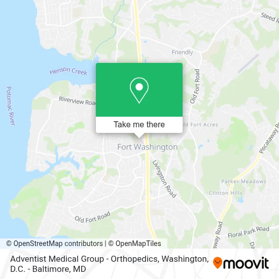 Adventist Medical Group - Orthopedics map