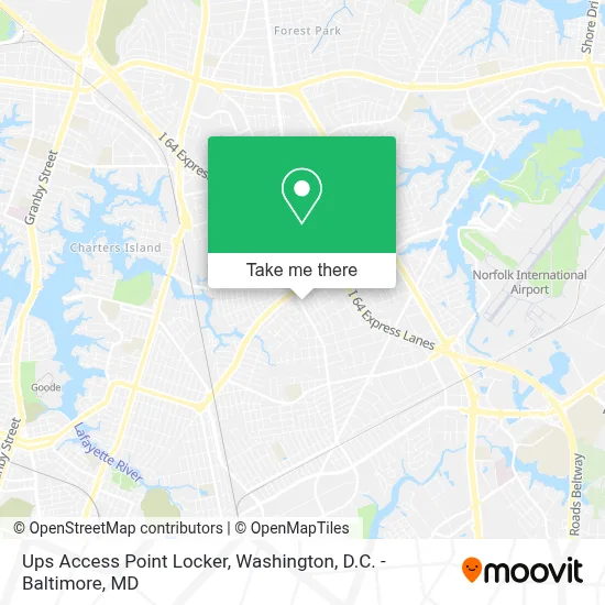 Ups Access Point Locker map