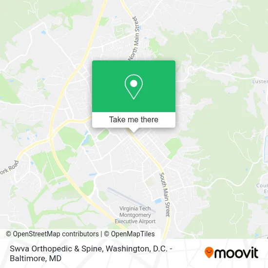 Swva Orthopedic & Spine map