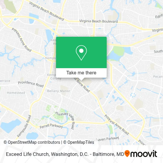 Exceed Life Church map