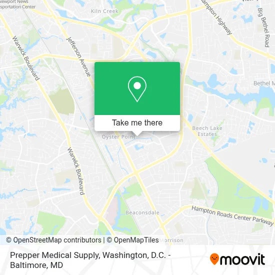 Prepper Medical Supply map