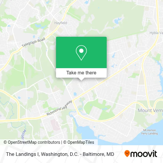 The Landings I map