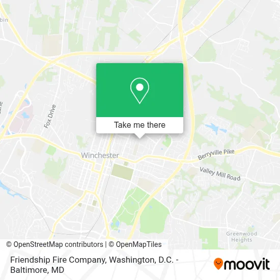 Friendship Fire Company map