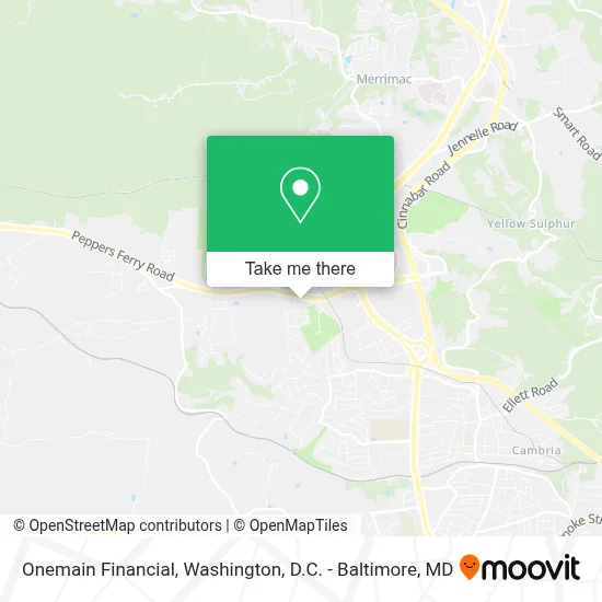Onemain Financial map