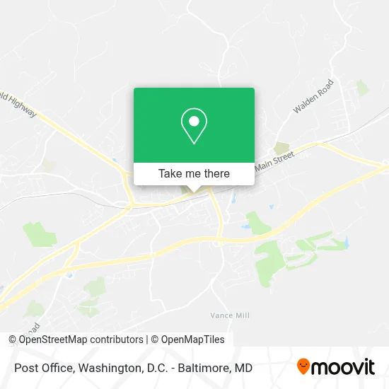 Post Office map