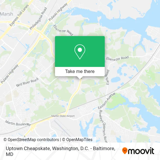 Uptown Cheapskate map