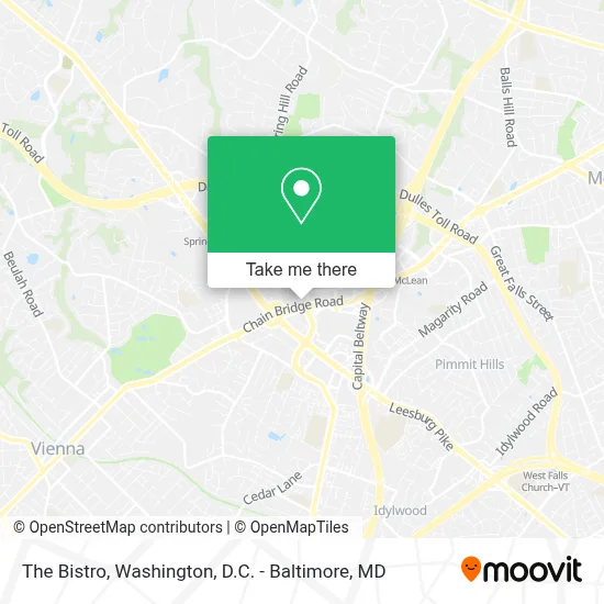 The Bistro map