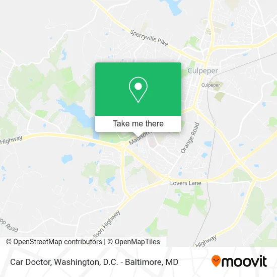 Car Doctor map