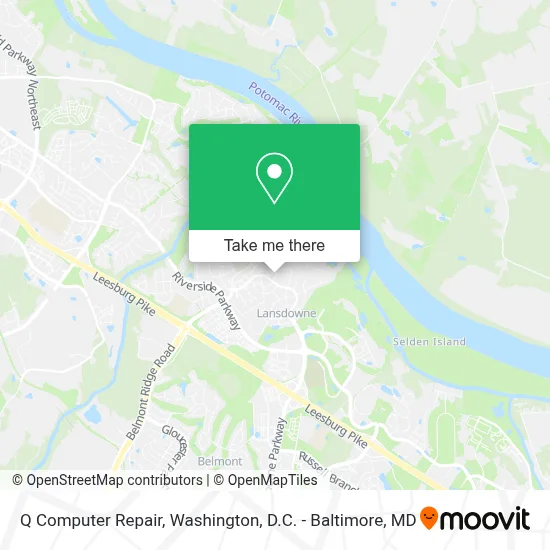Q Computer Repair map