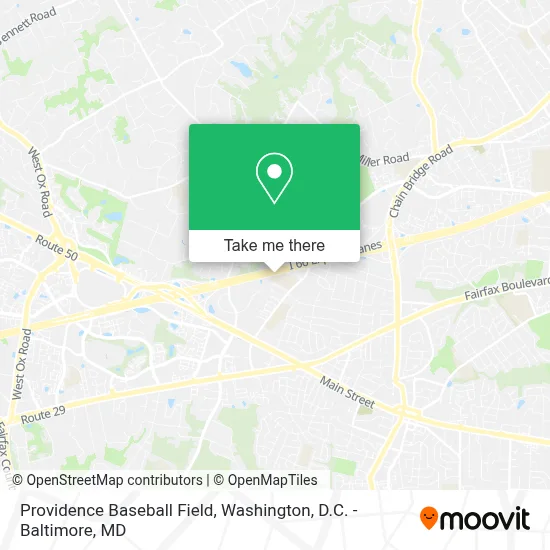 Providence Baseball Field map