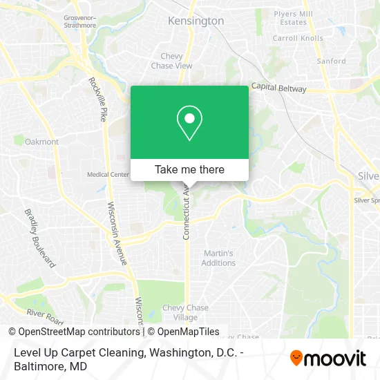 Level Up Carpet Cleaning map