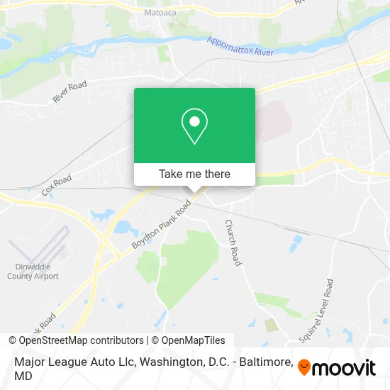 Major League Auto Llc map