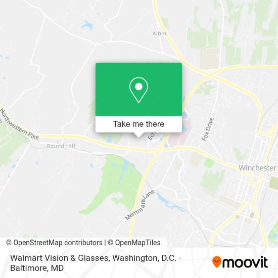 Walmart Vision & Glasses map