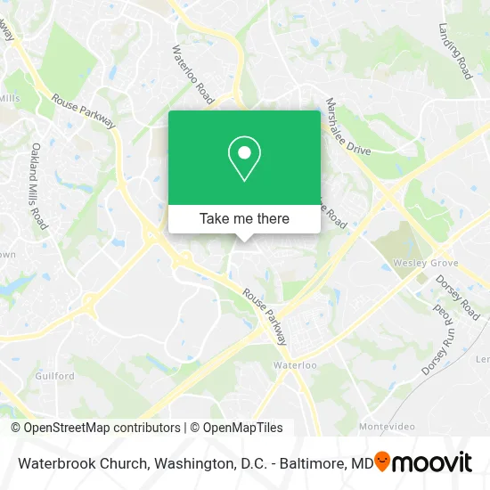 Waterbrook Church map