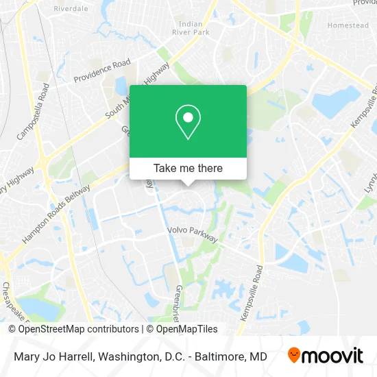 Mary Jo Harrell map