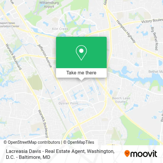 Lacreasia Davis - Real Estate Agent map