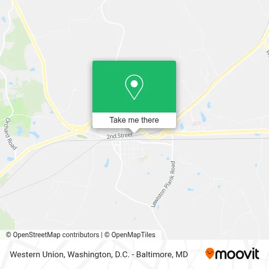 Western Union map