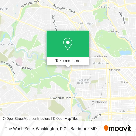 The Wash Zone map