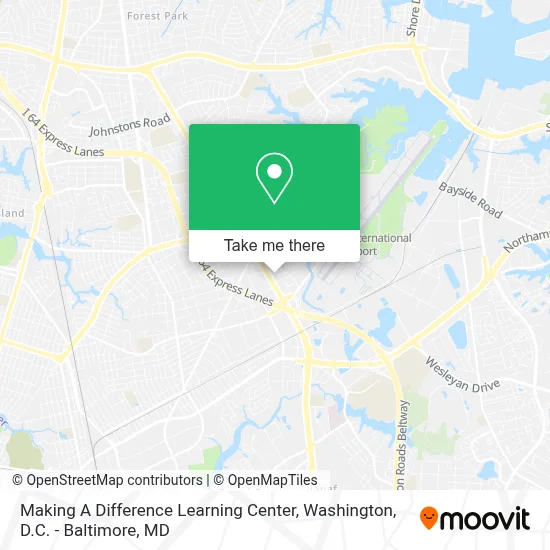 Mapa de Making A Difference Learning Center