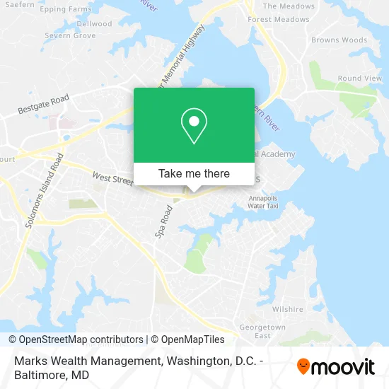 Marks Wealth Management map