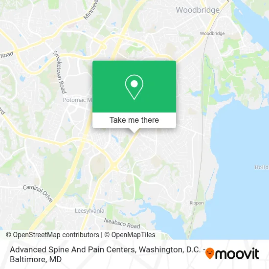 Advanced Spine And Pain Centers map