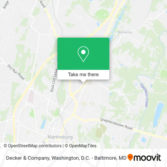 Decker & Company map