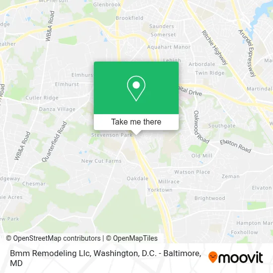 Bmm Remodeling Llc map