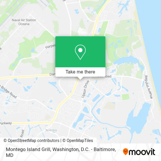 Montego Island Grill map