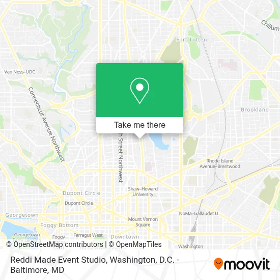 Reddi Made Event Studio map