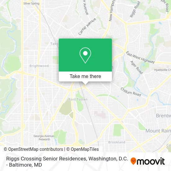 Riggs Crossing Senior Residences map