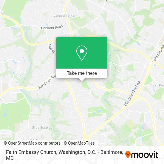 Faith Embassy Church map